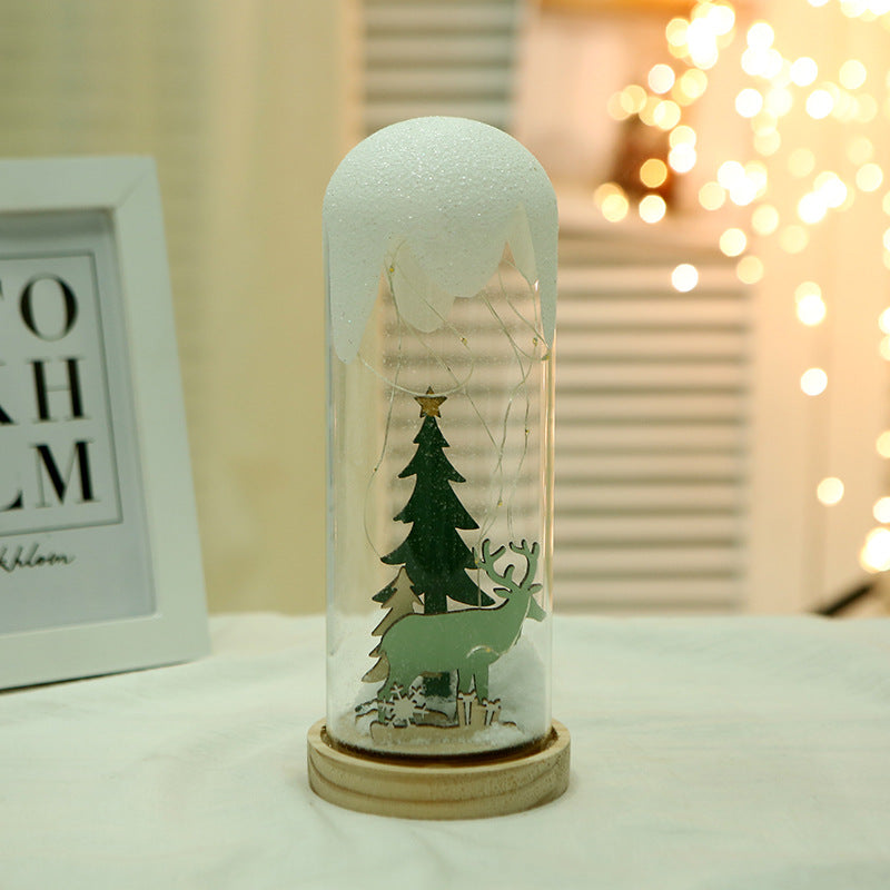 Weihnachten Geschenk Ornamente Kreative Hängen Frost Weihnachten Baum Glas Abdeckung